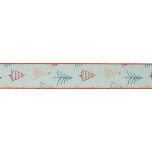 Christmas-Tree-Print-Wired-Ribbon-(Set-of-2)-Ribbons-&-Trim