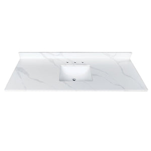 61-Inch Quartz Bathroom Vanity Top