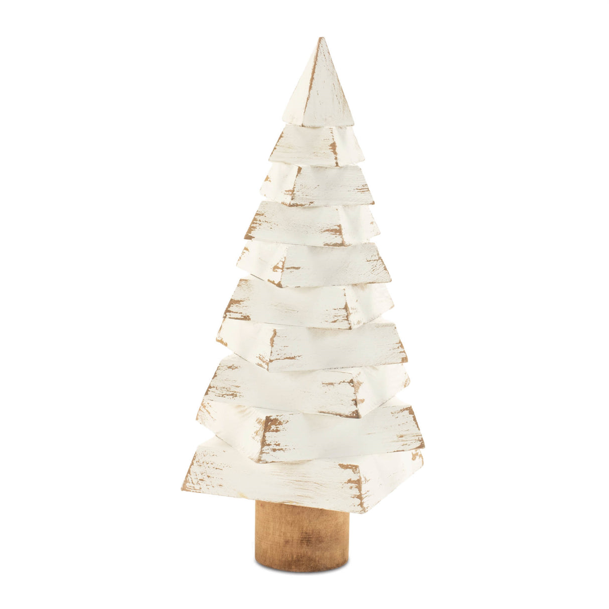 Modern wood pine tree (set of 3)