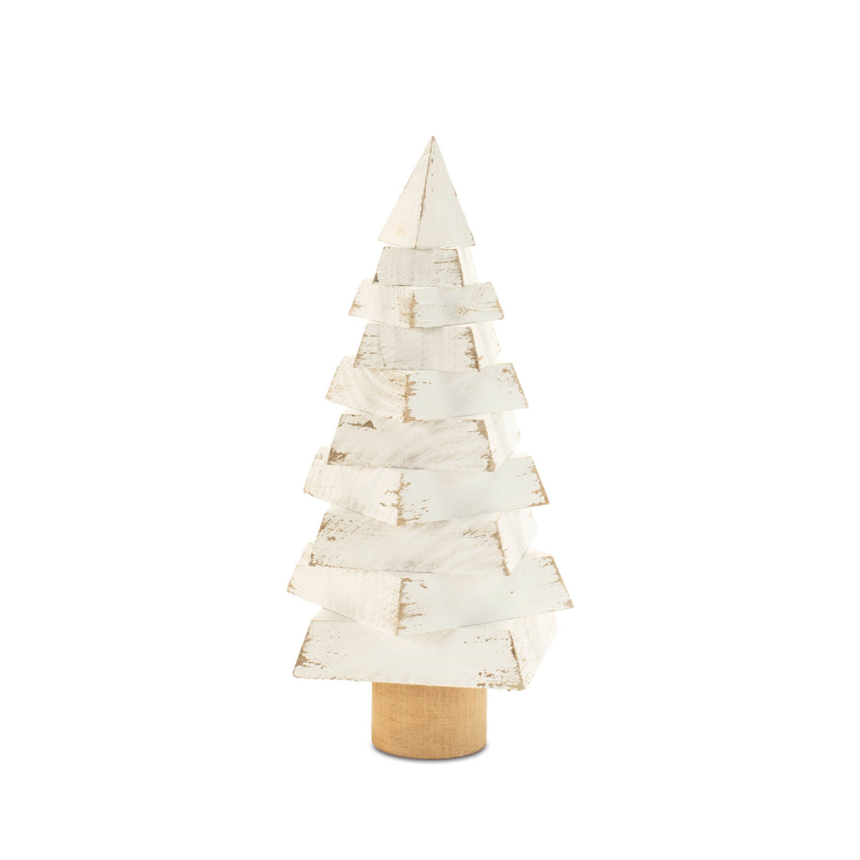 Modern wood pine tree (set of 3)