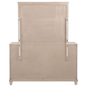 Pembroke 6-drawer Bedroom Dresser with Mirror Washed Oak