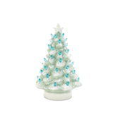Led ceramic christmas tree (set of 2)
