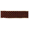 Ornate diamond pattern wired ribbon (set of 2)