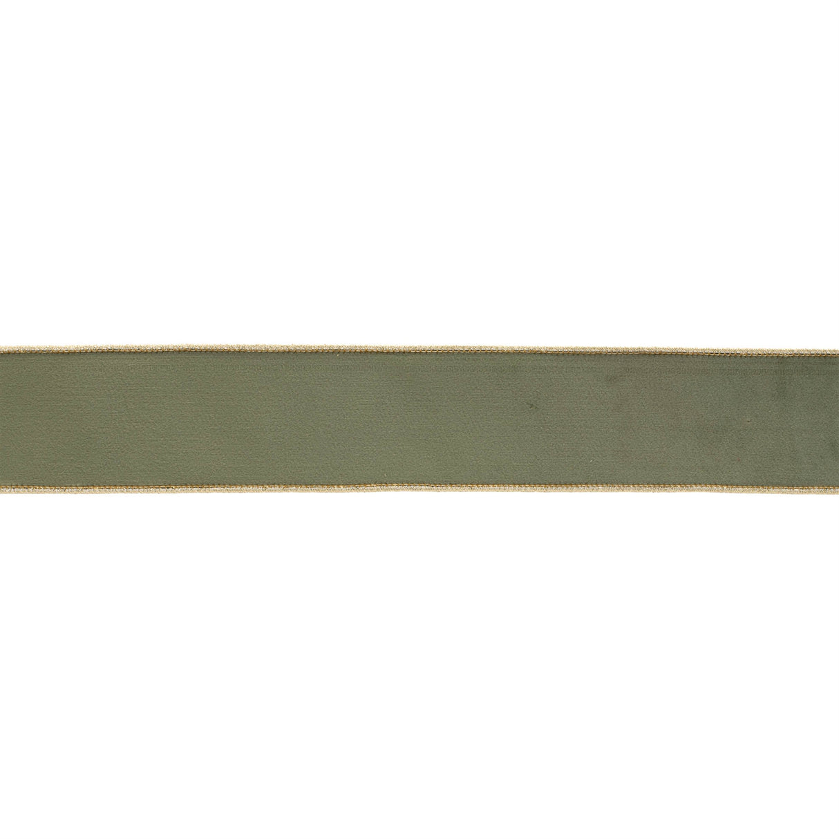Green-wired-ribbon-(set-of-2)-Ribbons-&-Trim