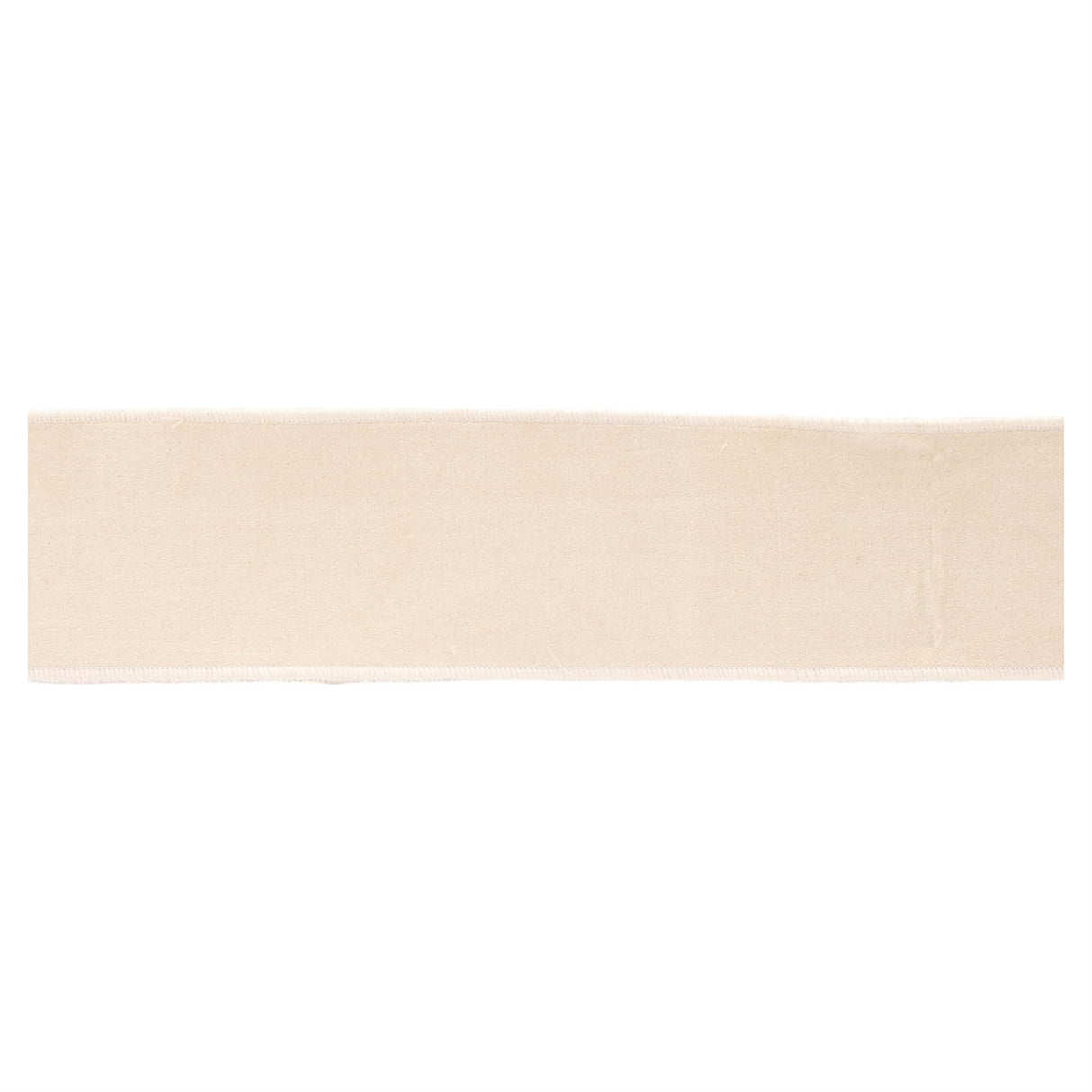 Blush pink wired ribbon 4" x 5 yds.