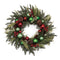 Mixed pine ornament and pincone wreath 28"d