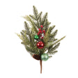 Pine-and-ball-ornament-spray-(set-of-2)-Christmas-Ornaments