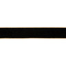 Black wired ribbon (set of 2)