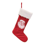 Santa face stocking 23"h