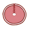 Peppermint striped tree skirt 48"d