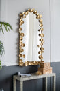 51.5'-x-29'-Full-Length-Arched-Wall-Mirror-with-Golden-Leaf-Accents,-Decorative-Mirror-for-Living-Room-Bedroom-Mirrors