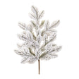 Flocked-pine-spray-(set-of-6)-Artificial-Flowering-Plants