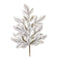 Flocked-pine-spray-(set-of-6)-Artificial-Flowering-Plants