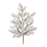 Flocked Pine Spray (Set of 6)