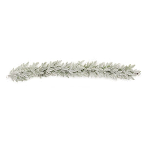 Flocked Pine Garland 6'L