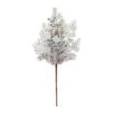 Flocked pine berry spray (set of 6)