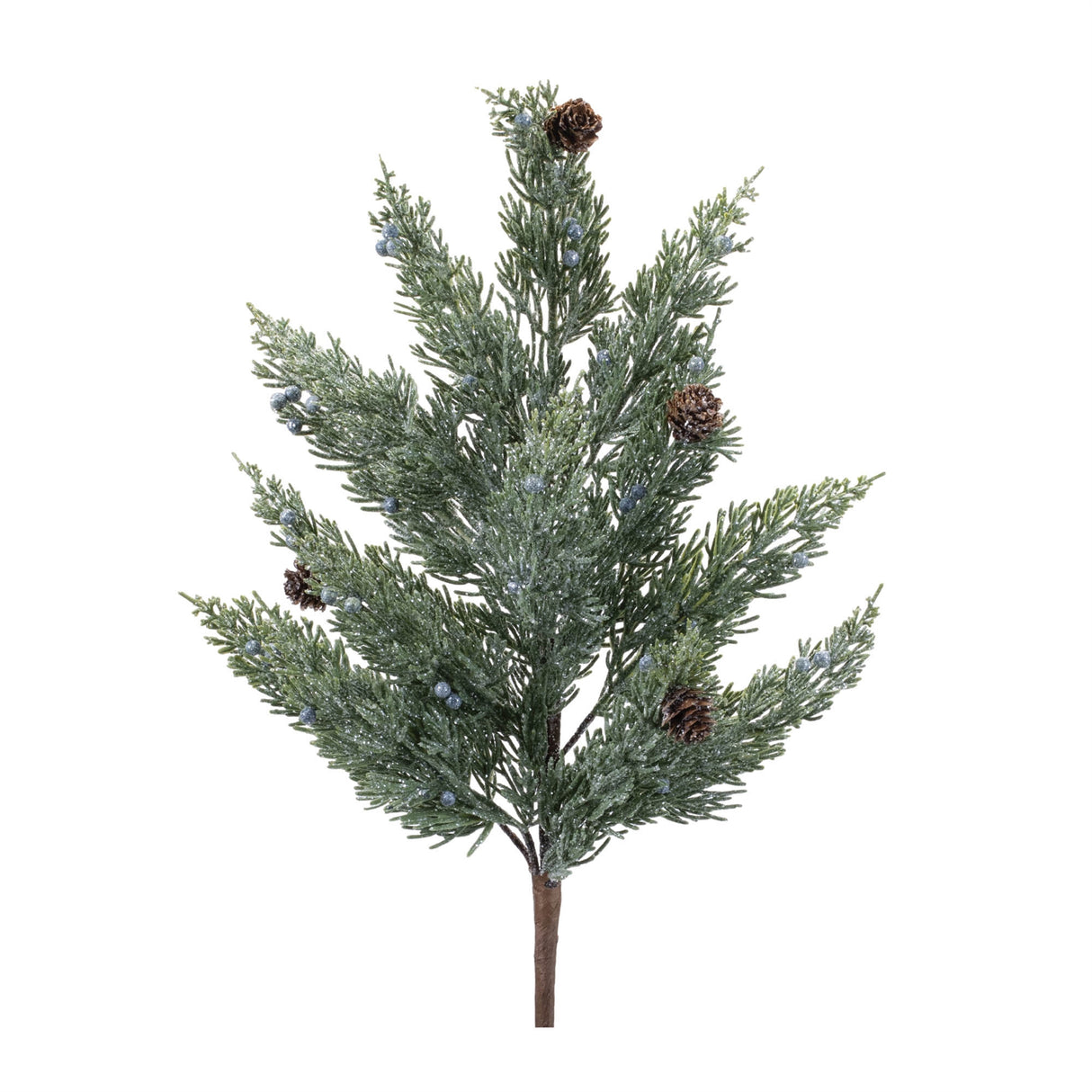 Glittered juniper spray (set of 6)