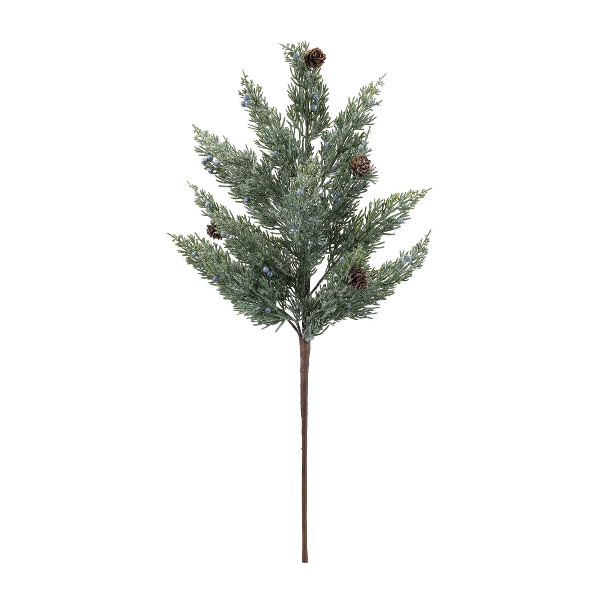 Glittered juniper spray (set of 6)