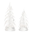 Clear-glass-pine-tree-(set-of-2)-Christmas-Decor
