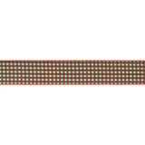 Plaid wired ribbon 4" x 5 yds