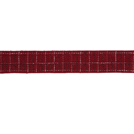 Tattersall plaid wired ribbon 2.5" x 5 yds.