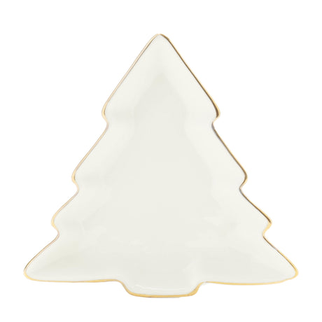 Ceramic pine tree trinket dish (set of 6)