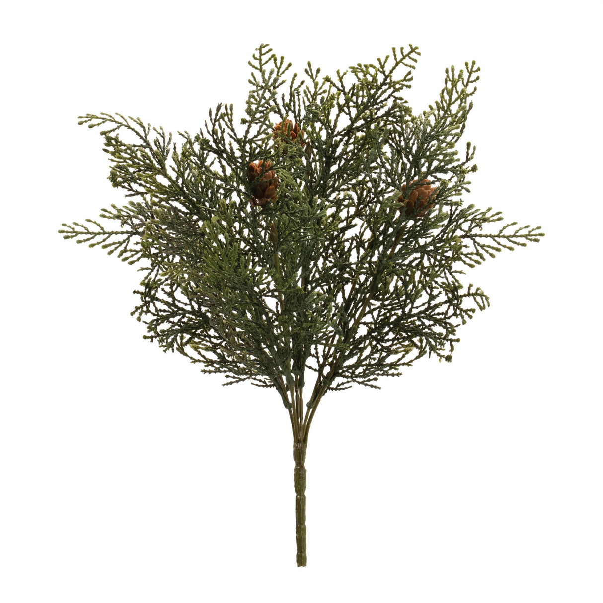 Cedar and pincone bush (set of 12)