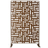 Decorative Freestanding Metal Privacy Screen For Indoor & Outdoor Use