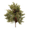 Pine and pinecones spray (set of 6)