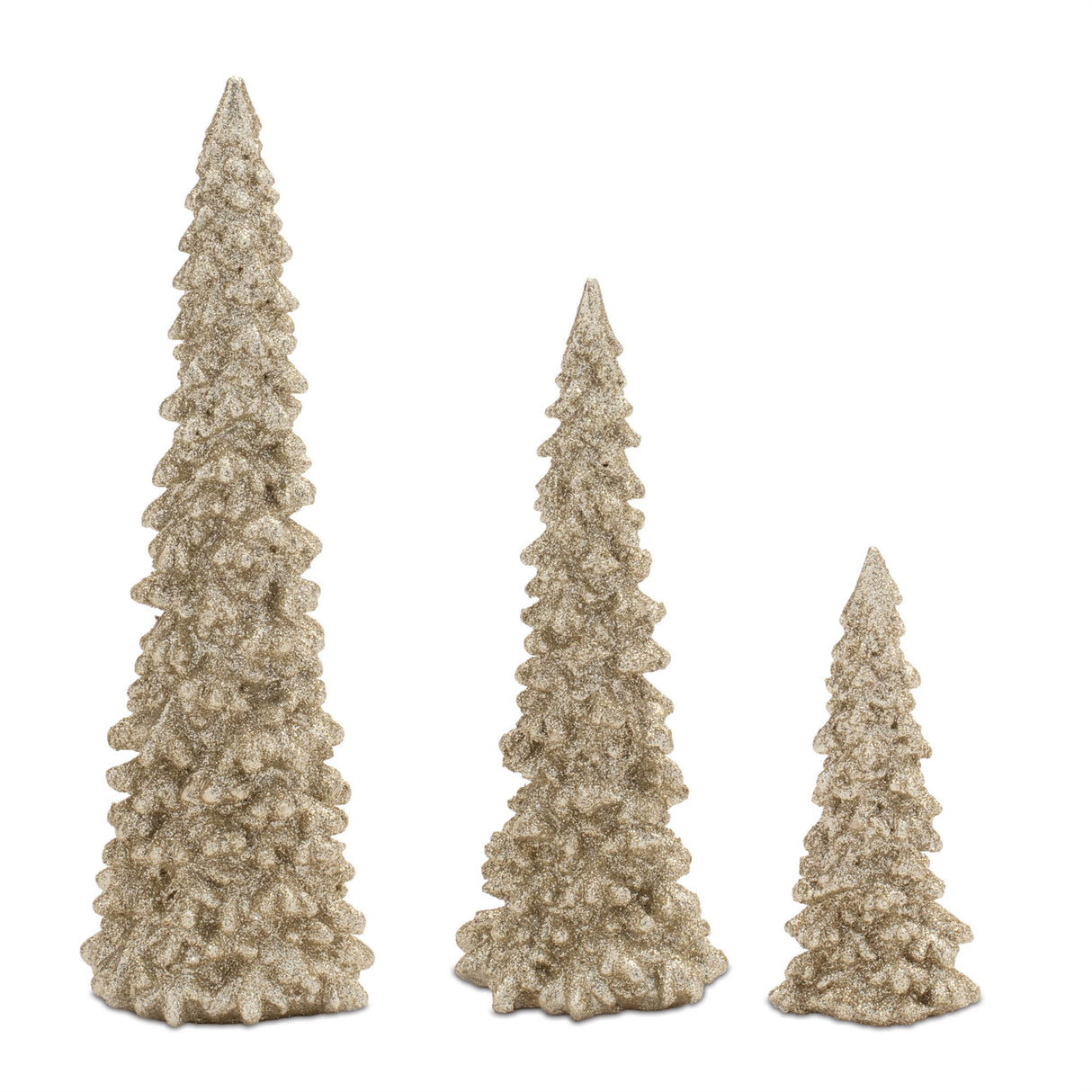 Glittered-pine-tree-(set-of-2)-Christmas-Decor