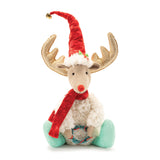 Plush reindeer shelf sitter 20"h