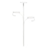 Metal triple tree topper platform 36"h