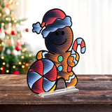 Peppermint gingerbread man ekkolight 29.5"h