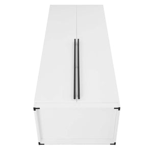 Lee - Free Standing Wardrobe Closet With Drawers And Shelves