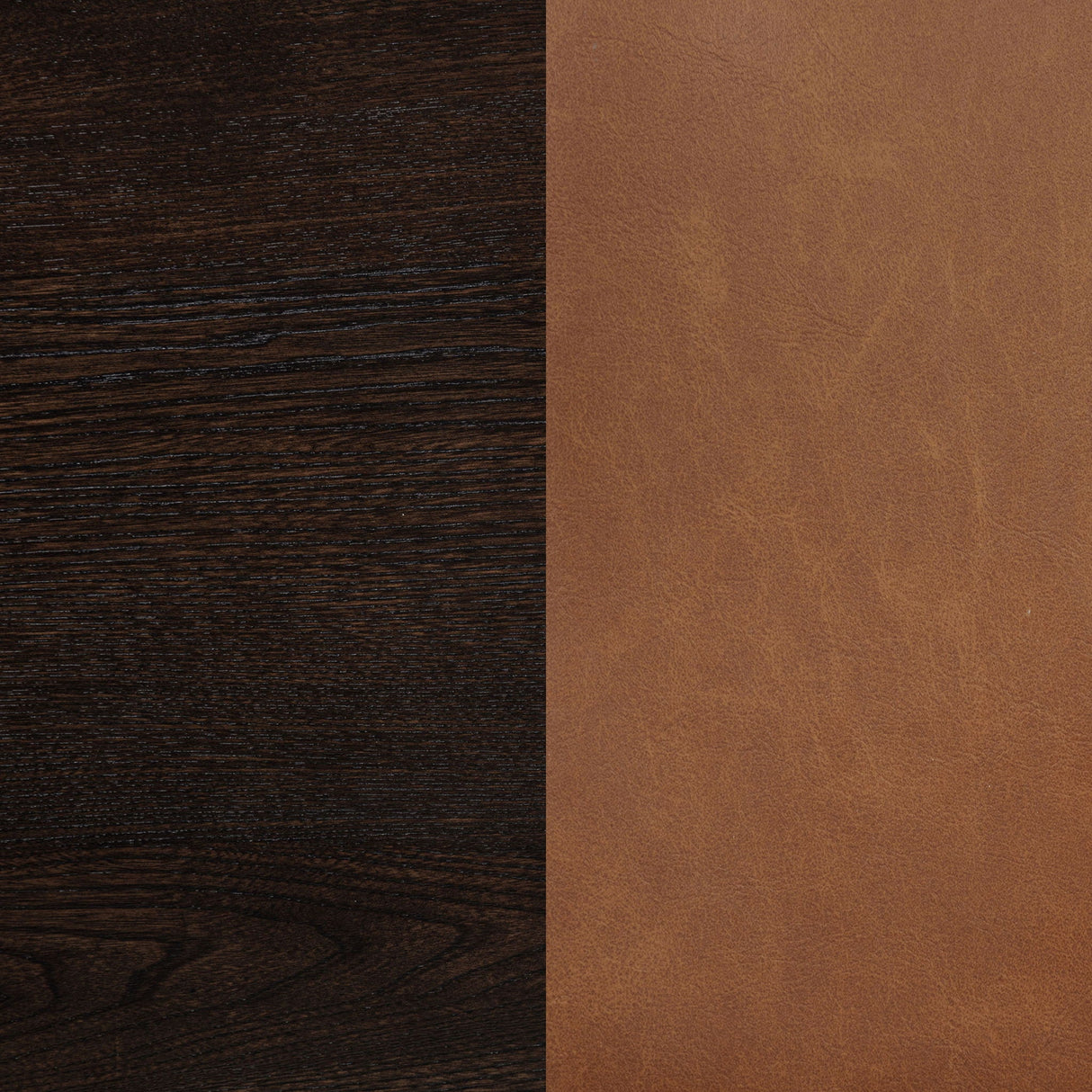 Tegan Faux Leather Upholstered Counter Height Chair Cognac (Set of 2)