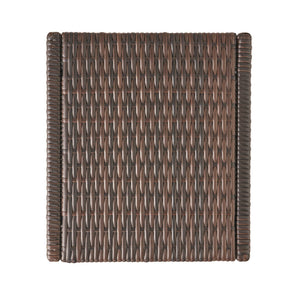 Bucharest - End Table C Shaped Side Table Rattan - Brown