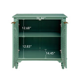 Modern Hollow-Carved 2-Door Accent Cabinet Sideboard Buffet