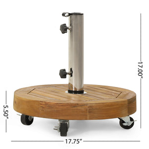 Ralph Round Umbrella Base - Teak