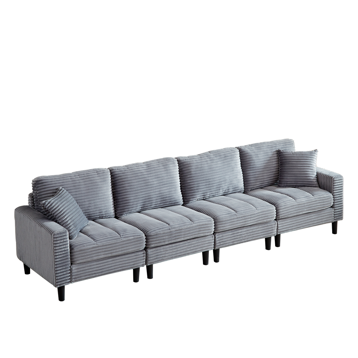 The Beverly Corduroy U-Shaped Sectional Sofa