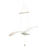 Hanging wood sea bird décor 37"h