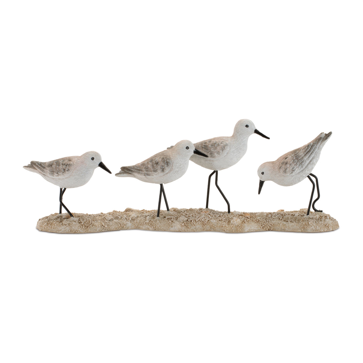 Sea birds on branch figurine (set of 2)