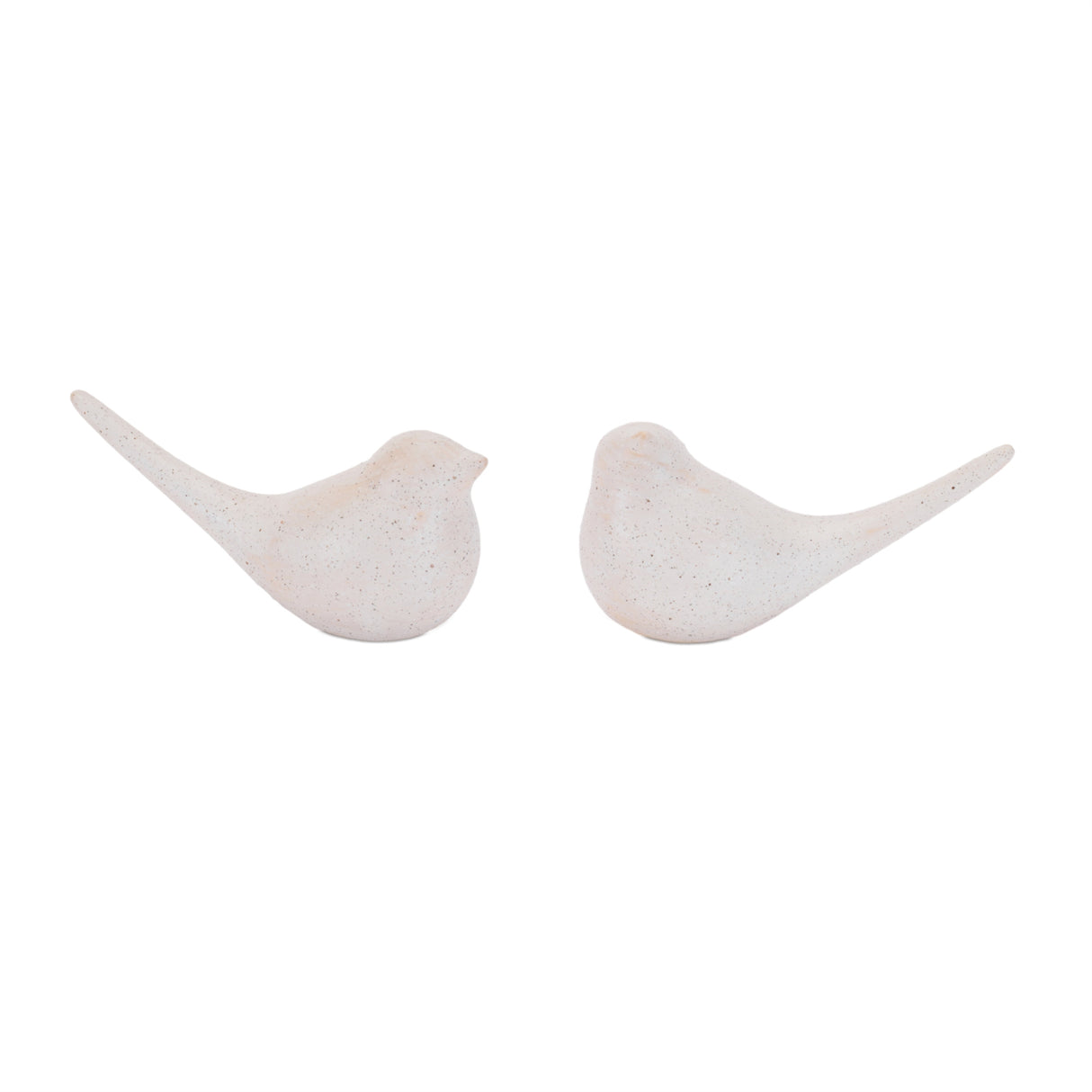 Ceramic bird figurine (set of 4)