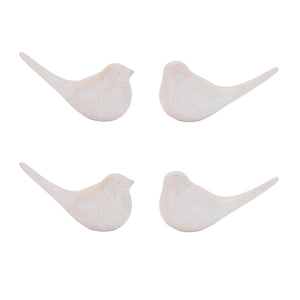 Ceramic Bird Figurine (Set of 4)