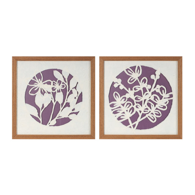 Framed-floral-wall-art-under-glass-(set-of-2)-Wall-Art