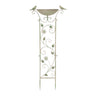 Iron Bird Feeder Trellis Garden Stake 42"H