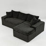 Modular Sofa, Convertible Twin Seat With Chaise Lounge
