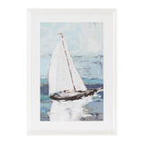Framed sail boat print (set of 2)
