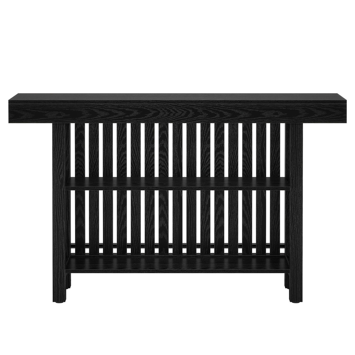 2 Tier Mini Bar Table For Kitchen - Black