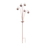 Iron Floral Spray Garden Stake (Set of 2)