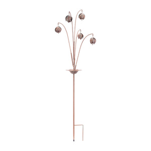 Iron Floral Spray Garden Stake (Set of 2)